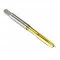 Metric Machine Tap M5 X 0 8mm H2 Titanium Coated Ti-coated High Speed Steel 3 Straight Flutes Screw Thread Tapping Threading