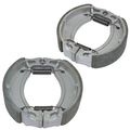 Caltric Front Rear Brake Shoes For Yamaha T50 T50d T50ed Town Mate 50 1985-1986 1993-1997