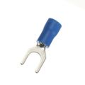 100 8 Fork Spade Terminal Connectors 16-14 Gauge Blue By A Plus Parts House