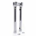 Httmt- Cnc 14 Riser 32mm Handlebar Top Clamp Compatible With H-d Softail Fat Boy Dyna Low Rider P N Tghd-hbs026b-vi