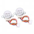 2pcs 24byj48 Dc 5v Reduction Stepper Motor Micro Reducer 4-phase 5-wire 1 64 Rate