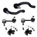 6-piece Fit For 2009014 Acura Tsx008-2012 Honda Accord 2 Front Sway Bar End Links 2 Outer Tie Rod 2 Lower Ball Joint