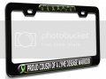Proud Cousin Of A Lyme Disease Warrior Cancer Awareness Bl 3d Metal License Plate Frame Auto Suv Truck Tag Holder J39