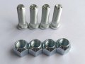 Wheel Studs And Lug Nuts 85-1023 For Yamaha Viking 700 Yx Yxc700 Wolverine R-spec 700 850 X24 Utv M12 X 1 25 X 37mm