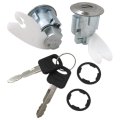 Nghtmre Door Lock Cylinder W Keys Set Replacement F3tz7822050b Update For Ford F-350 1997 O Deterrent And Keyless Entry Black