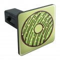 Mint Chocolate Chip Donut Yummy Green Tow Trailer Hitch Cover Plug Insert
