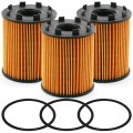 Zreneyfex 681022aa Oil Filter Robust Engine Filters 3 Pack Replacement For Fiat 500 4l 2012-2019 Dodge Dart 1 2013-2016 Jeep