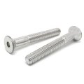 100 Pieces 1 4-20x2-1 4 Stainless Steel Flat Head Socket Cap Bolts Screws Unc Coarse Partial Threads Plain