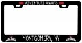 Montgomery New York Vanity Metal License Plate Frame