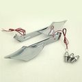 Motorcycle Chrome Diamond Shape Led Turn Signal Integrate Mirrors For Honda Cbr 600rr 900rr 929rr 954rr 1000rr Kawasaki Ninja
