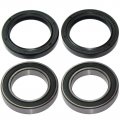 Caltric Front Wheel Ball Bearing And Seals Kit Compatible With Ktm 200 Mxc3 200 Sx 2003 200ric Front Wheel Ball Bearing And