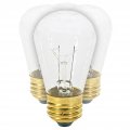 Satco 03965f 11s14 Med Base Clear Each S3965 Standard Screw Scoreboard Sign Light Bulb