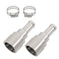 Heater Core Coolant Hose Connectors For Silverado Tahoe Suburban 1998 2014 2 Set Replacement Part 15032062 15792820 15151873