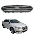 Front Bumper Grille Upper Chrome And Silvery Grey Replacement For Taurus 2013-2019