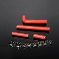 G-plus Silicone Radiator Coolant Hoses Kit Clamps Compatible With 1965-2000 Kawasaki Kx Red
