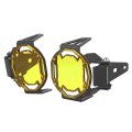 Motorcycle Fog Lamp Guard Screw Motocycle Light Led Protective Cover Fit For R1200gs R1250gs Lc Etc Yellow