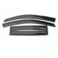 Window Visor For 2004-2016 Nissan Armada Acrylic Unpainted Black Sun Rain Shade Guard Wind Vent Air Deflector By Ikon