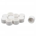 Uxcell Round Water Tubing Tube Pipe End Cap Cover 25mm Inner Dia 10pcs White