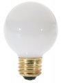 Satco S3827 120v Medium Base 25-watt G18 5 Light Bulb Gloss White