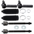 6-piece Fit For 2005018 Toyota Tacoma Inner Tie Rod End 2 Outer 2 Steering Rack Boot