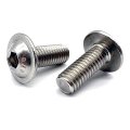 100 Pieces M3-0 5x10 A2-70 Stainless Steel Button Flange Socket Cap Screws