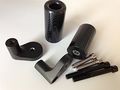Motorcycle No Cut Frame Slider For 1999-2000 Kawasaki Zrx 1100 2001-2005 1200r Carbon