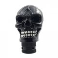 Mavota Skull Manual Automatic Gear Shift Knobs With Adapters Fit Car Truck Suv Black