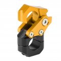 Fydun Motorcycle Handlebar Hook Cnc Aluminum Alloy Universal Foldable Helmet Luggage Hanger For 0 86in Golden