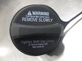 Fuel Tank Cap Gs3l-42-250b Black Metal Modern Style For Car