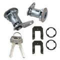 Dl-1 Door Lock Key Cylinder Tumbler Set With2 Keys Replacement Parts For Ford F-250 Northland 1975-1978