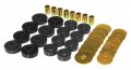 Prothane 7-128-bl Black Body Mount Kit