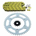 Yellow O Ring Chain And Sprocket Kit 12 48 520 116l For Suzuki Rm Z250 2007 2008 2009 Steel Front Rear Sprockets