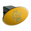 George Mason University Secondary Logo Oval Tow Hitch Cover Trailer Plug Insert 2