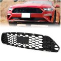 Upper Radiator Grille For 2015 2017d Mustang Front Bumper Grill Assembly Replacement For Fr3z 8200 Aa Fo1200566 Black Abs